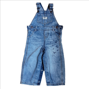 VINTAGE OSHKOSH b'gosh jeans overall butterfly 18 months